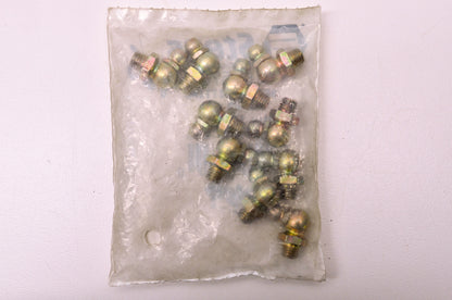 1/4-28 90 Degree Grease Fitting Qty 10 NOS