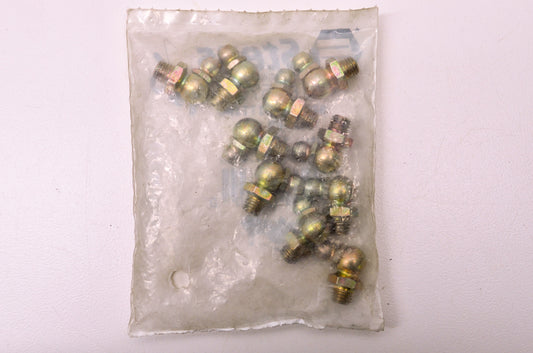 1/4-28 90 Degree Grease Fitting Qty 10 NOS