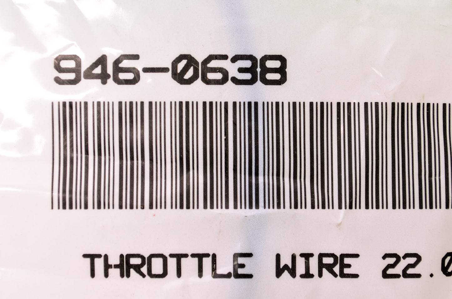 New MTD Throttle Wire Cable NOS