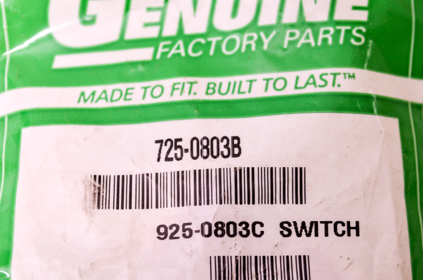 New MTD 725-0803B Switch NOS