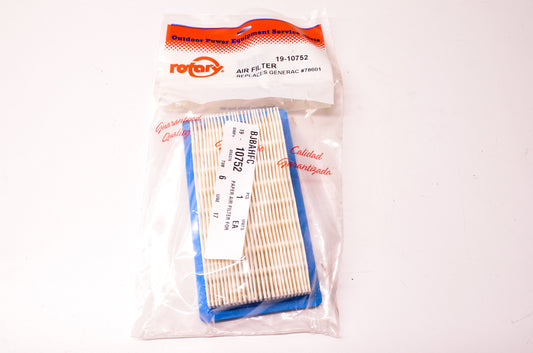 Rotary 19-10752, 78601 Air Filter NOS