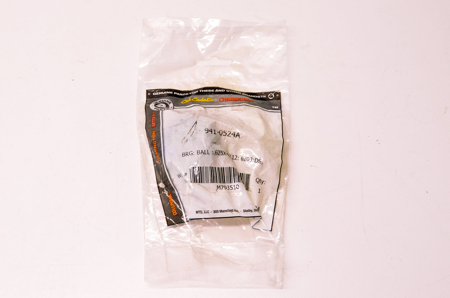 New MTD Ball Bearing NOS