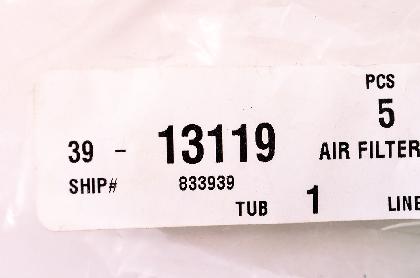 Rotary 39-13119 Foam Air Filter NOS