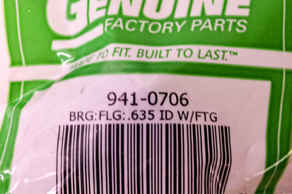 New MTD 941-0706 Flange Bearing Bushing NOS