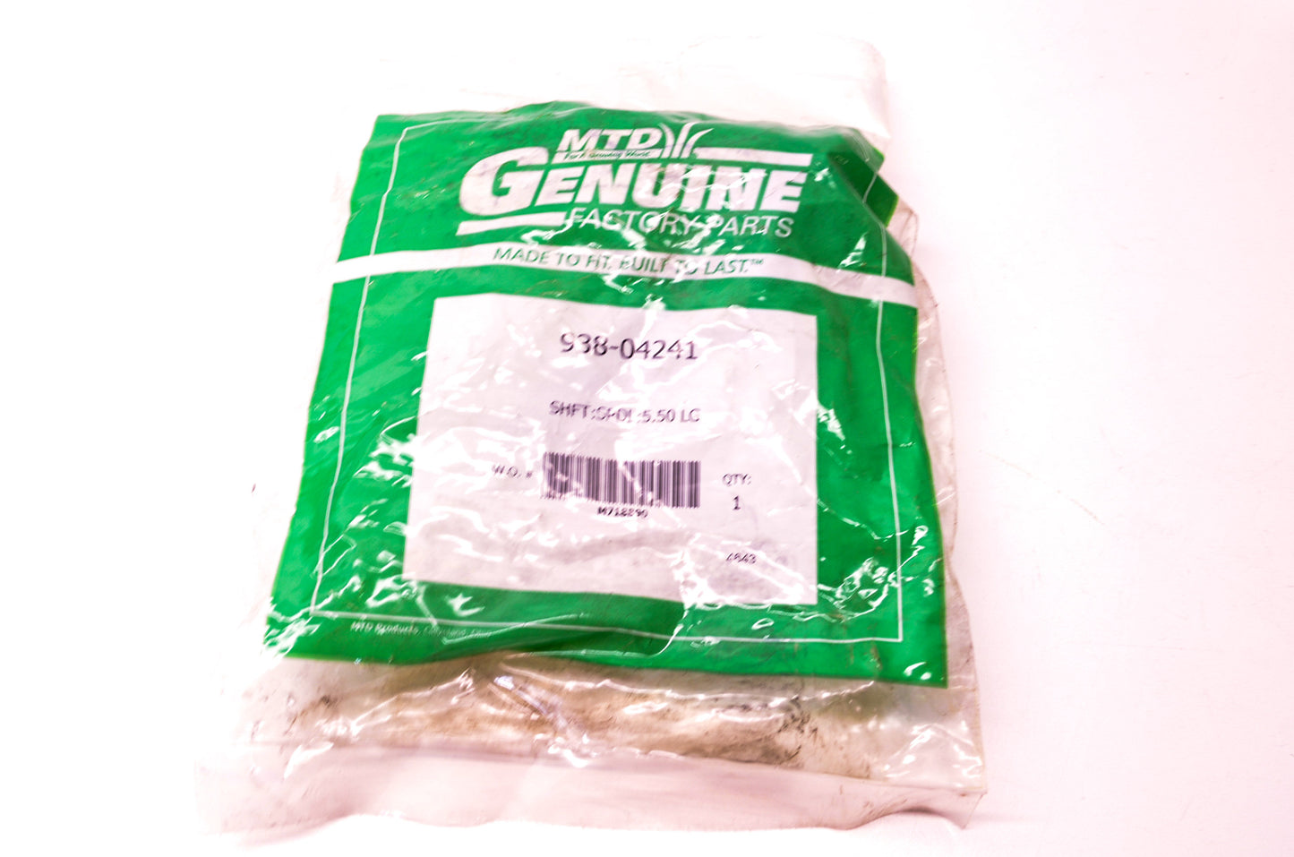 New MTD Spindle Shaft NOS