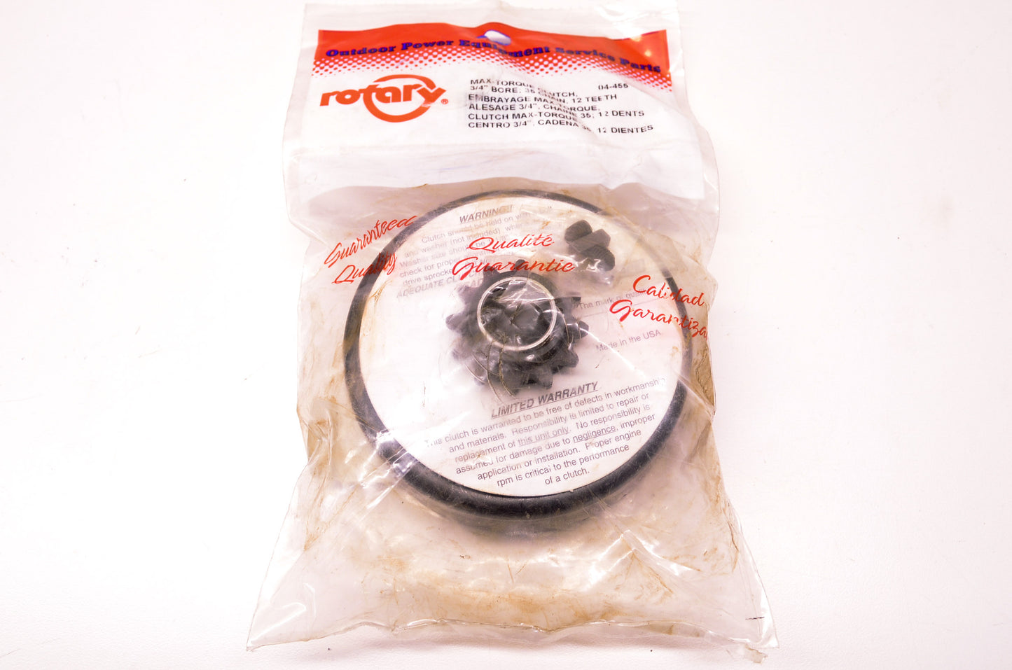 New Rotary 3/4' Max Torque Clutch NOS