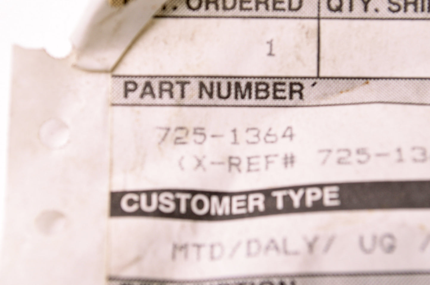 MTD 725-1364 Wiring Harness NOS