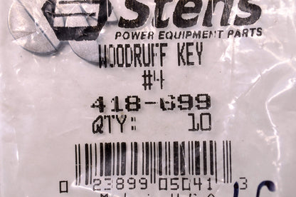 Stens 418-699 Woodruff Key NOS