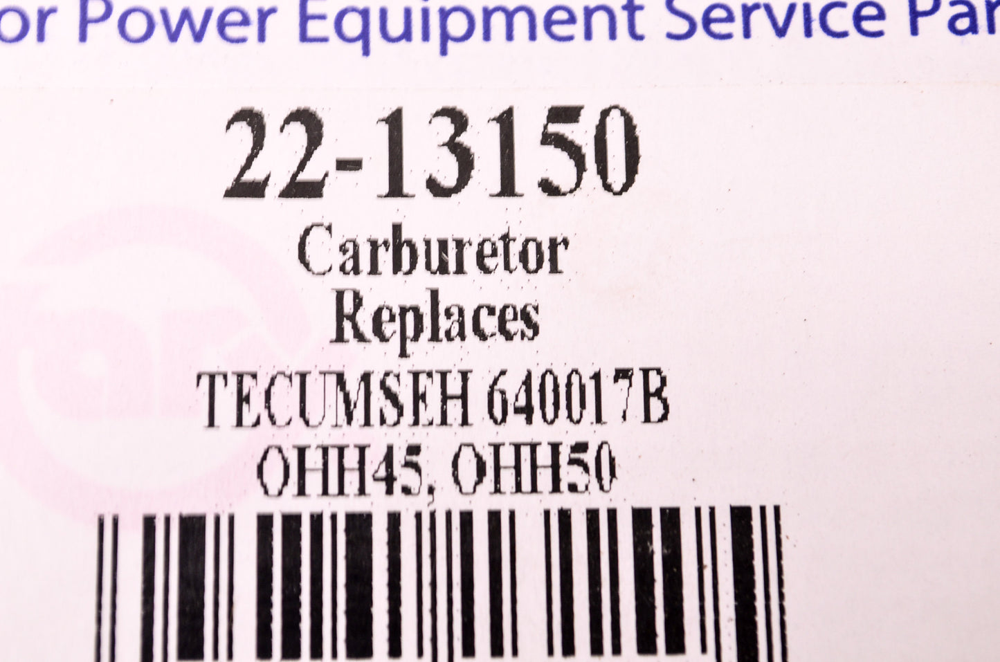 Rotary 22-13150, 640017B Carburetor Tecumseh NOS