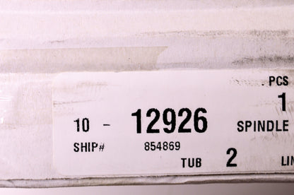 New Rotary 10-12926, 738-1010A Spindle Shaft NOS