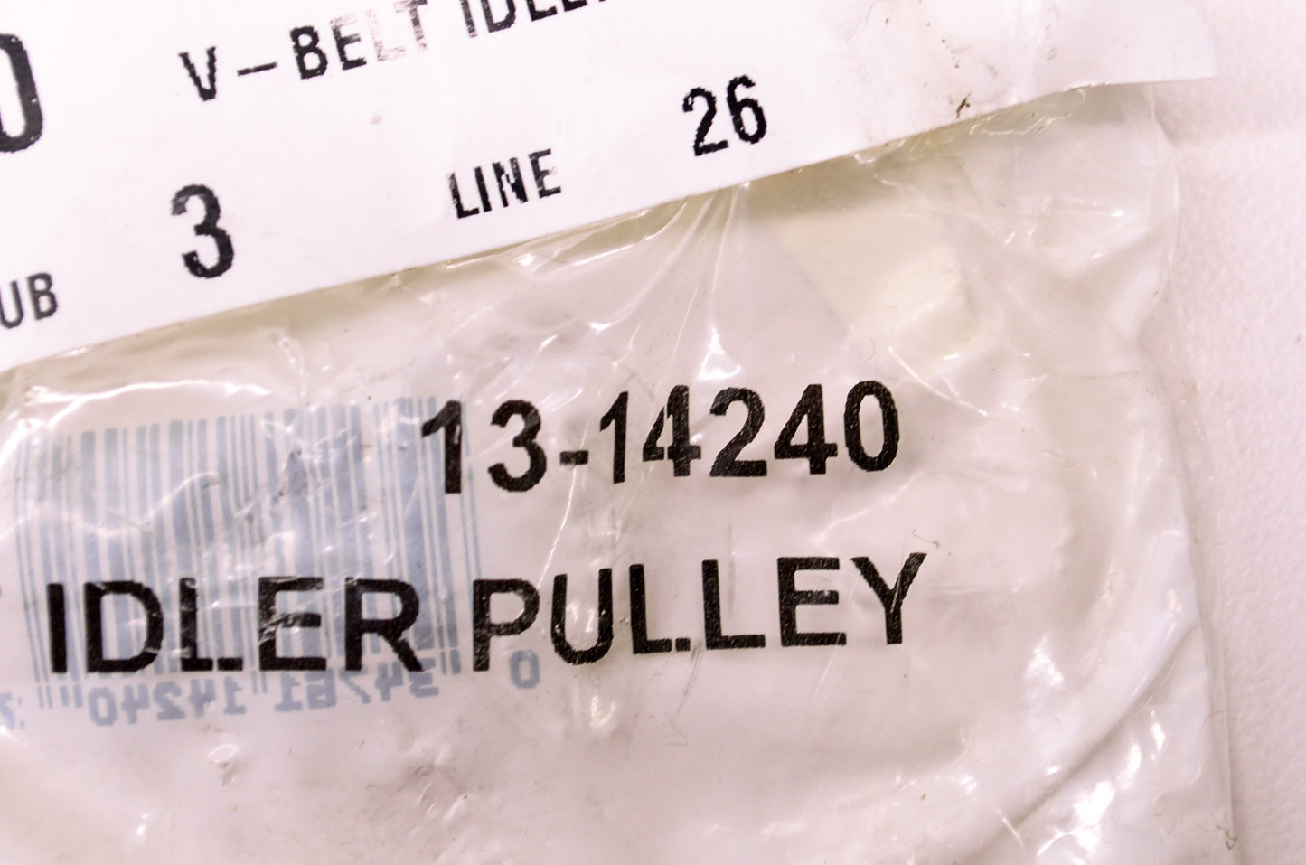 New Rotary V-Belt Idler Pulley NOS
