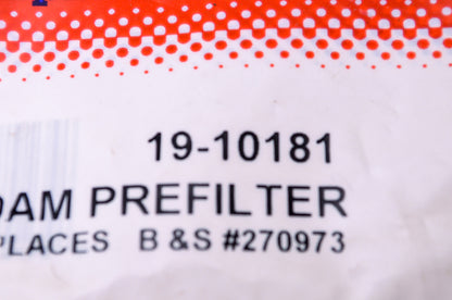 Rotary 19-10181 Prefilter NOS
