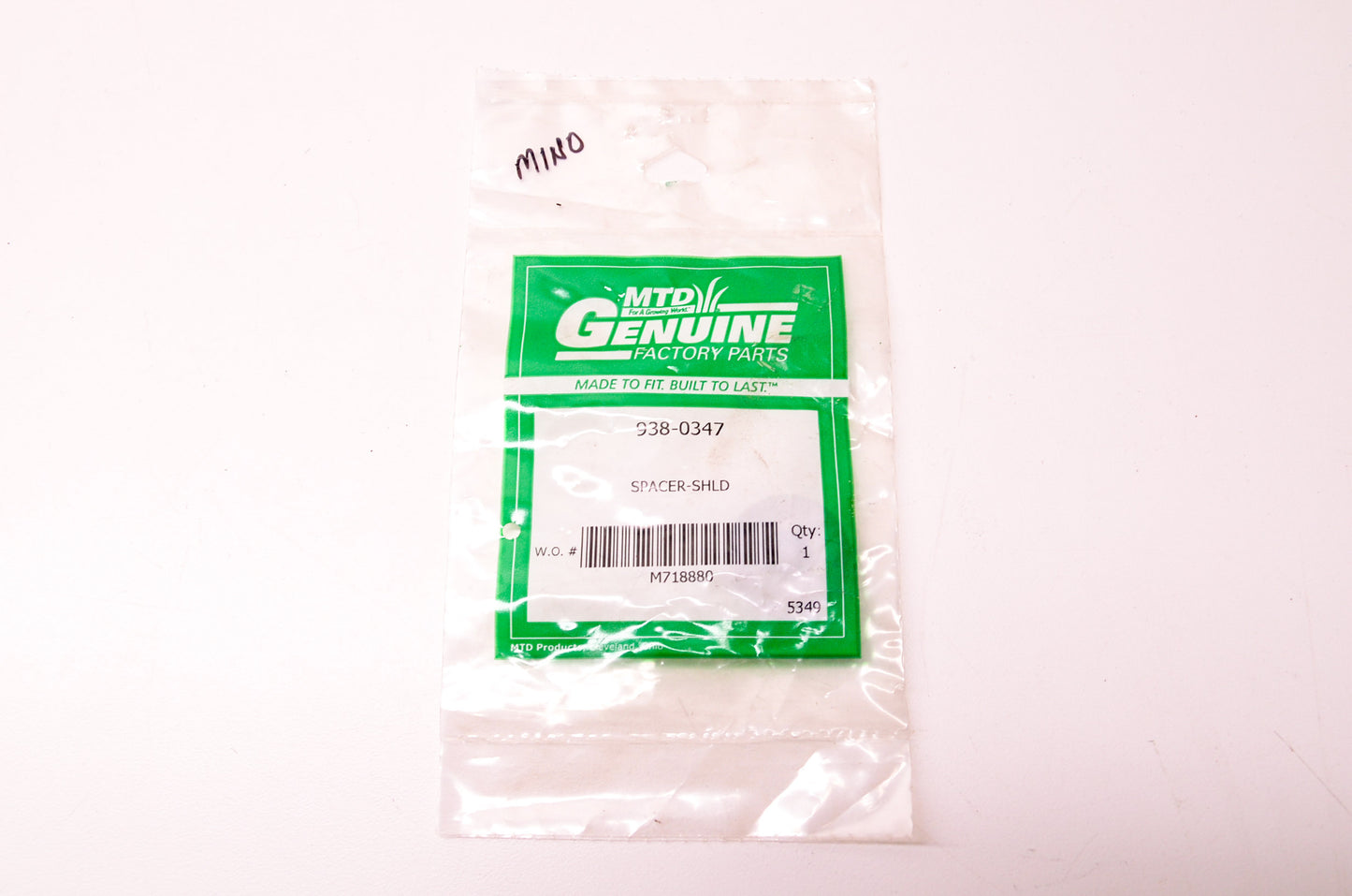 New MTD Shield Spacer NOS