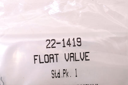 New Rotary Float Valve Needle & Seat NOS