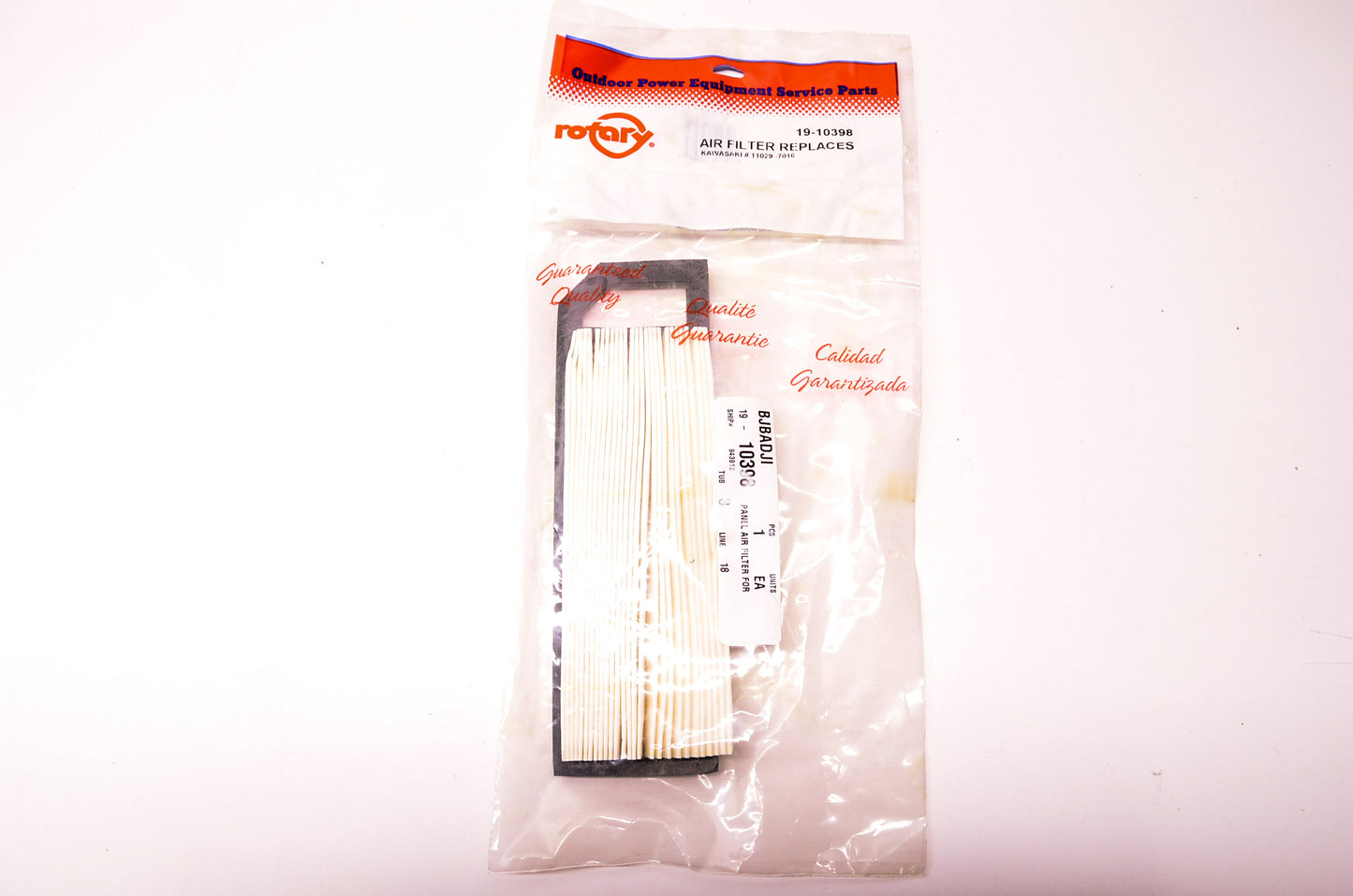 Rotary 19-10398, 11029-7010 Air Filter NOS