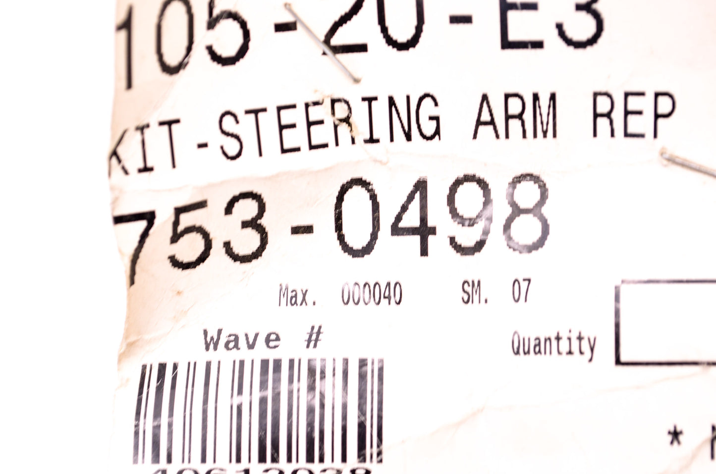 New MTD Steering Arm Kit NOS
