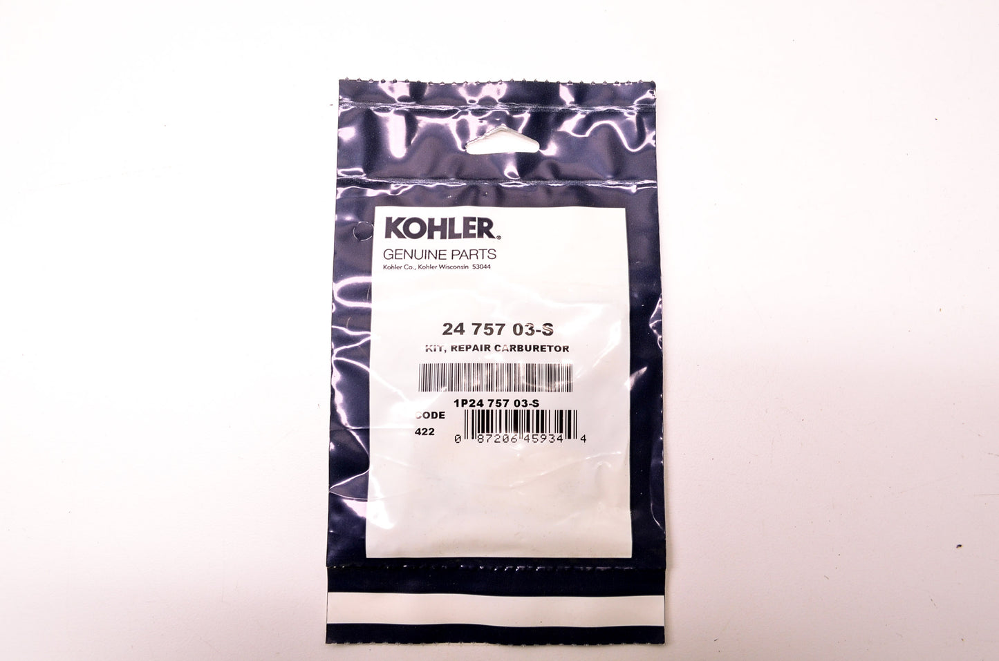 New Kohler Carburetor Repair Kit NOS