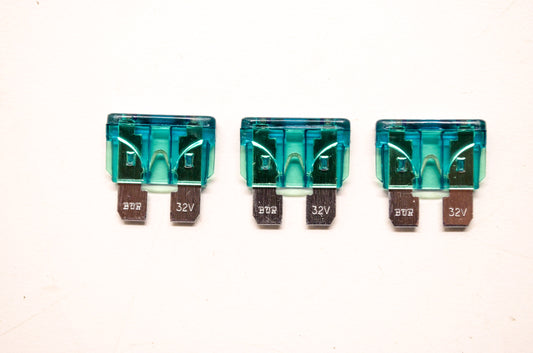 New Rotary Mize & Co Auto ATC30 ATC 30A 32V Blade Fuse Qty 3 NOS