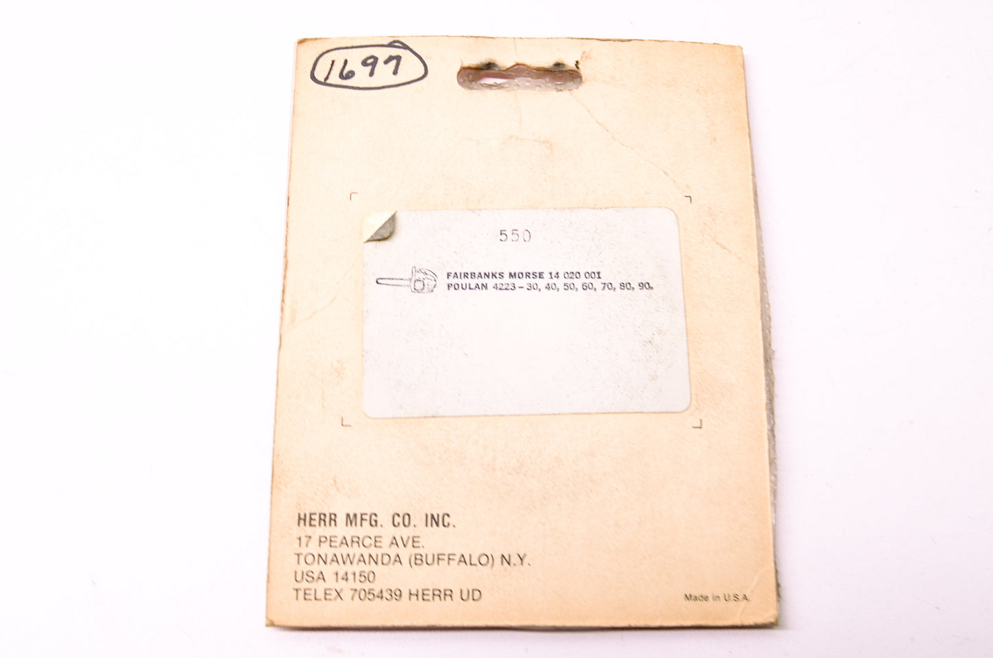 Herr 550 Rewind Starter Spring NOS