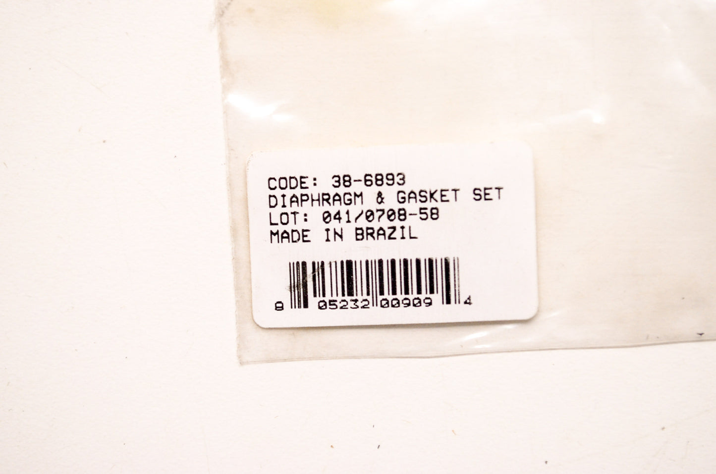 New Rotary Carburetor Diaphragm & Gasket Kit NOS