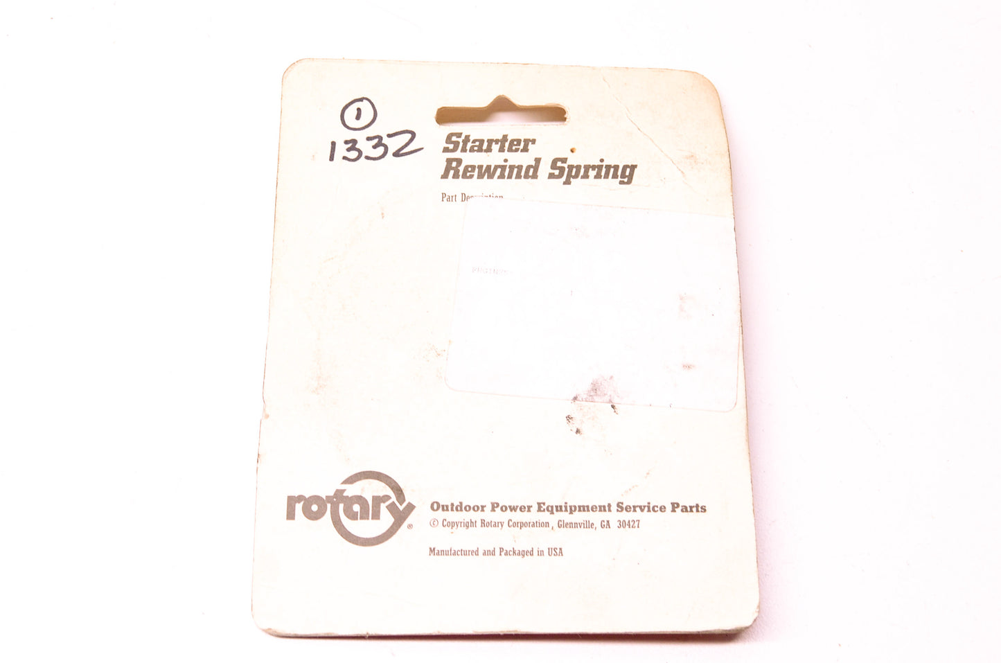 Rotary 1332 Rewind Starter Spring NOS