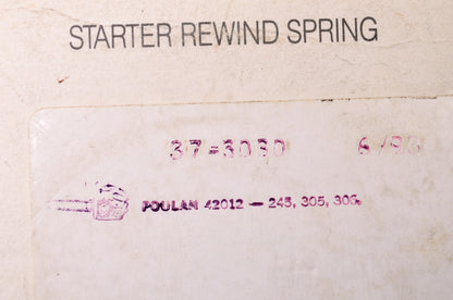 High Torque 37-3030 Rewind Starter Spring NOS