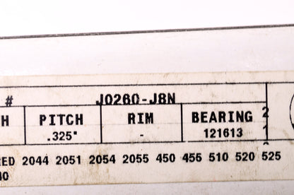 Herr J0260-J8N Chainsaw Sprocket NOS