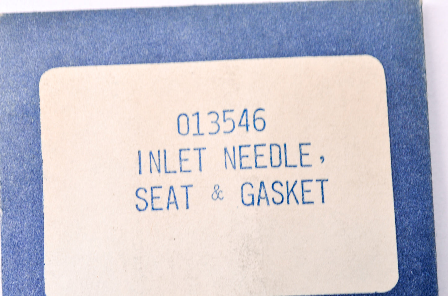 New Tillotson Inlet Needle Seat & Gasket Kit NOS