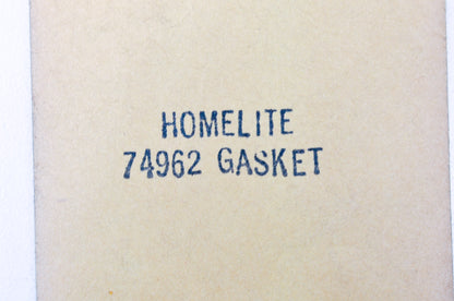 Homelite 74962 Carburetor Main Fuel Pump Gasket NOS