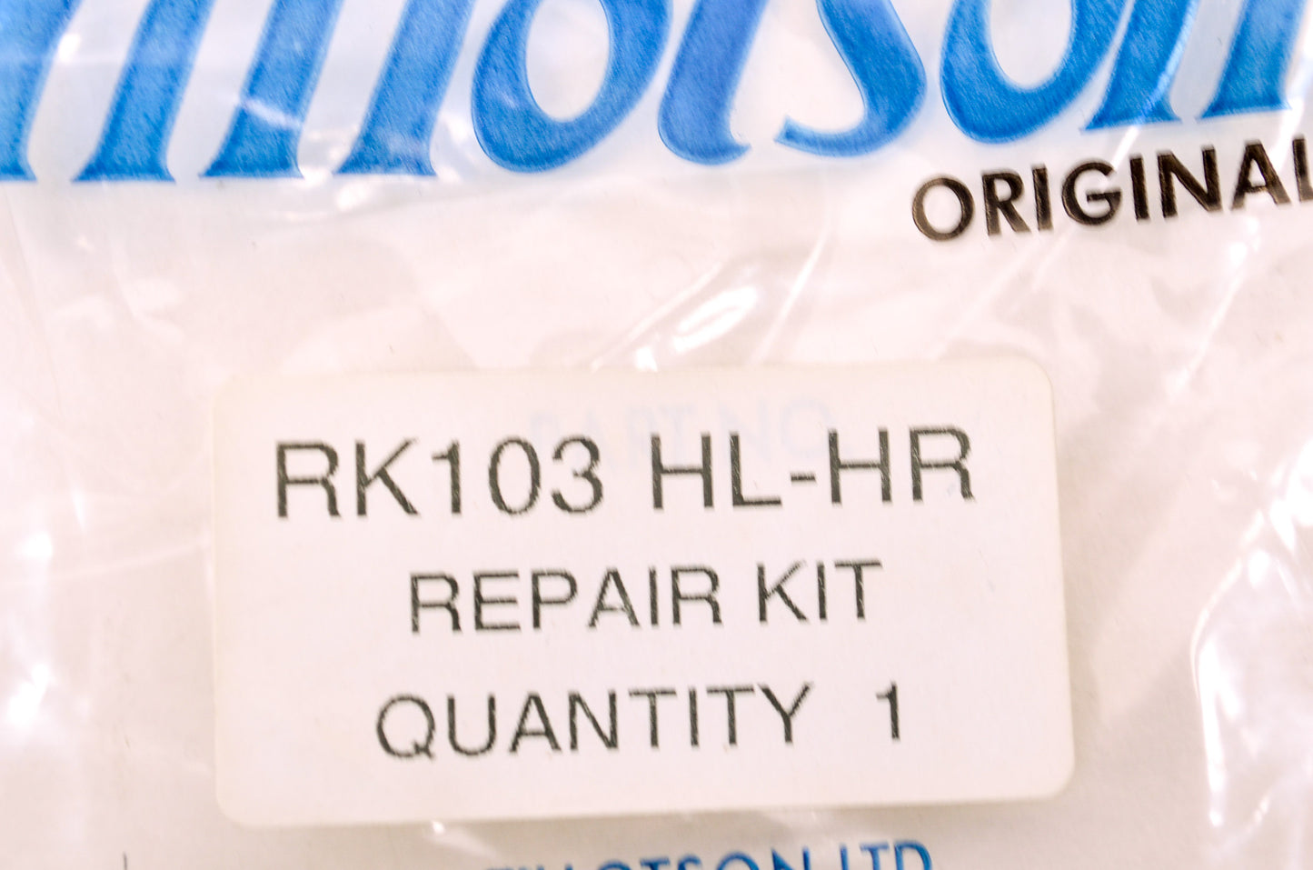 New Tillotson Repair Kit NOS