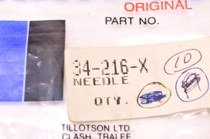 Tillotson 34-216-X Needle NOS