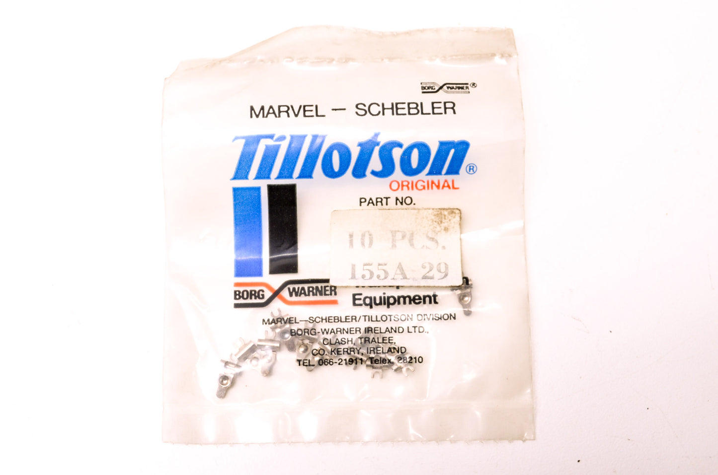 Tillotson 155A29, 155A 29 Carburetor Fuel Lever Qty 10 NOS