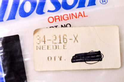 Tillotson 34216, 34-216-X Needle NOS