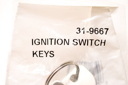 New Rotary Ignition Switch Key Multi Application Qty 2 NOS