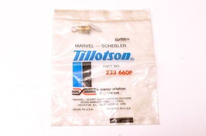 New Tillotson Carburetor Needle & Seat Kit NOS