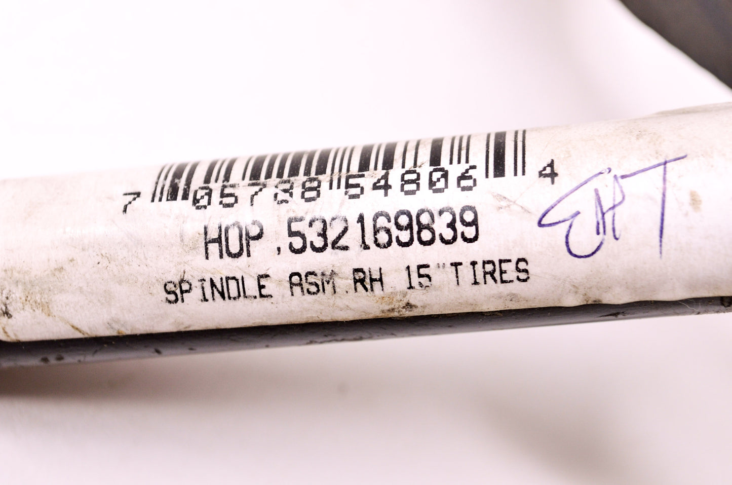 RH Spindle Assembly 15' Tire NOS