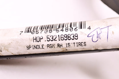 RH Spindle Assembly 15' Tire NOS
