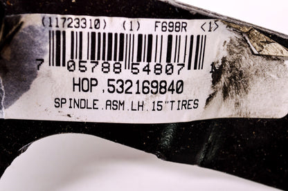 New AYP 532169840 LH Spindle Assembly 15' Tire NOS