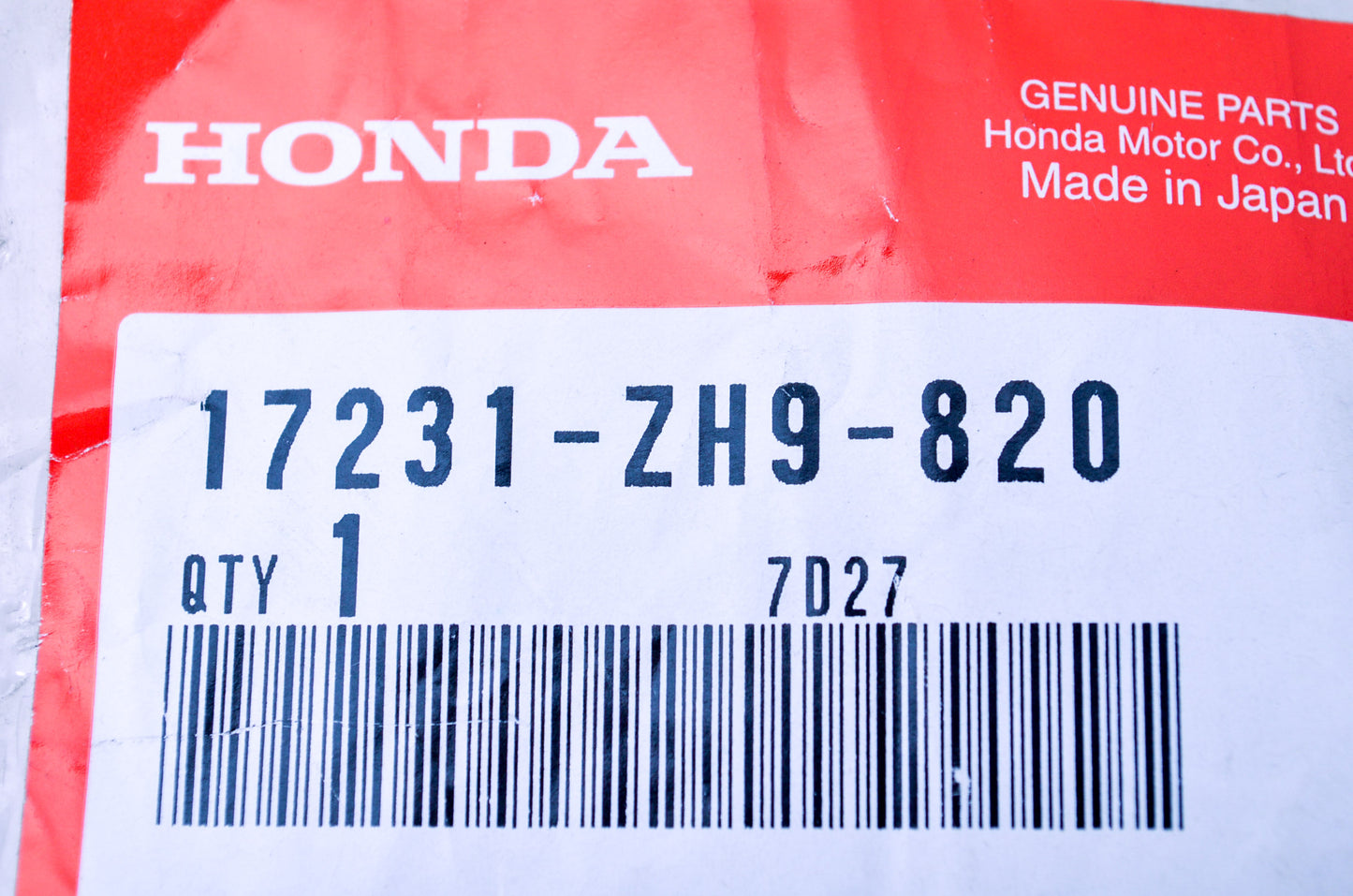 OEM Honda 17231-ZH9-820 Air Cleaner Cover NOS