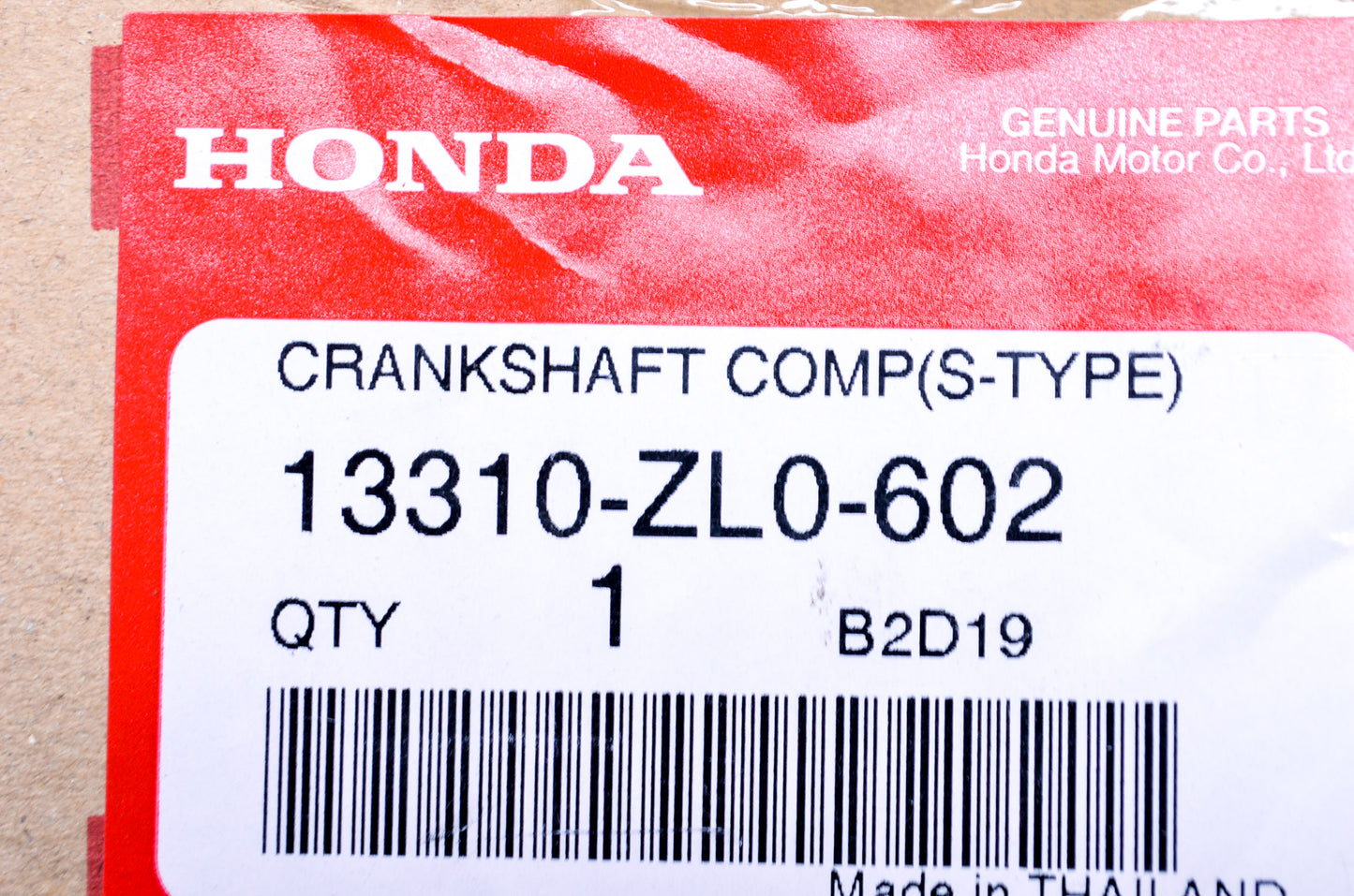 New OEM Honda Crankshaft NOS