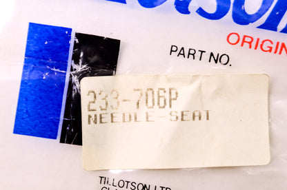 Tillotson 233-706, 233706, 233-706P Needle and Seat Kit NOS