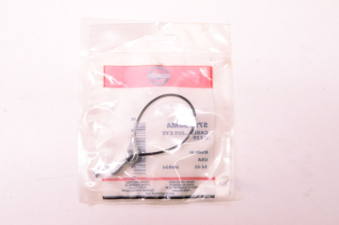 New Briggs & Stratton 579856MA Eye Cable NOS