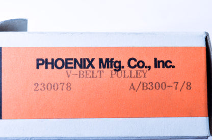 New Phoenix V Belt Pulley NOS