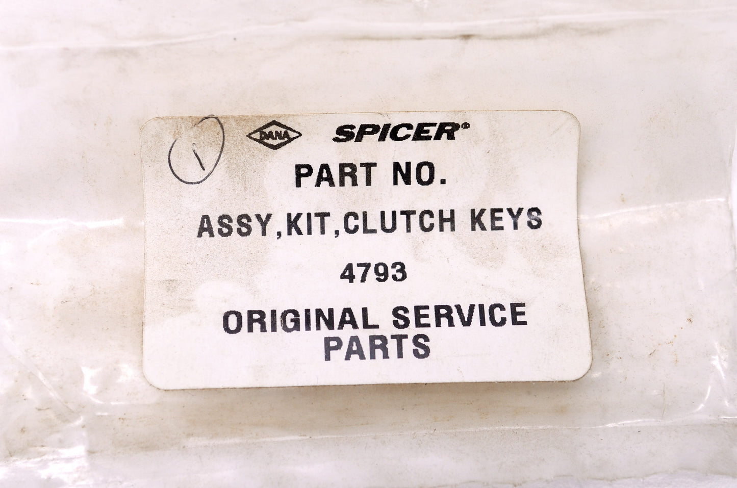 New Spicer Clutch Keys Assembly Kit NOS