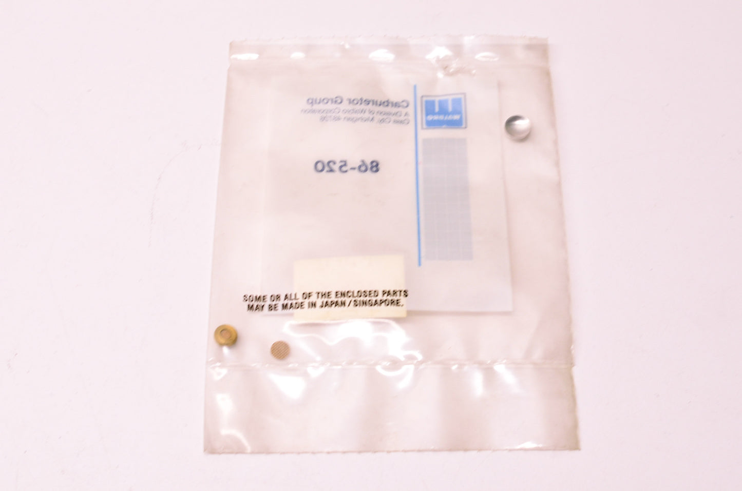 New Walbro Check Valve Kit NOS