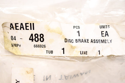Rotary 04-488, RS #34601, 488 Disc Brake Caliper Assembly NOS