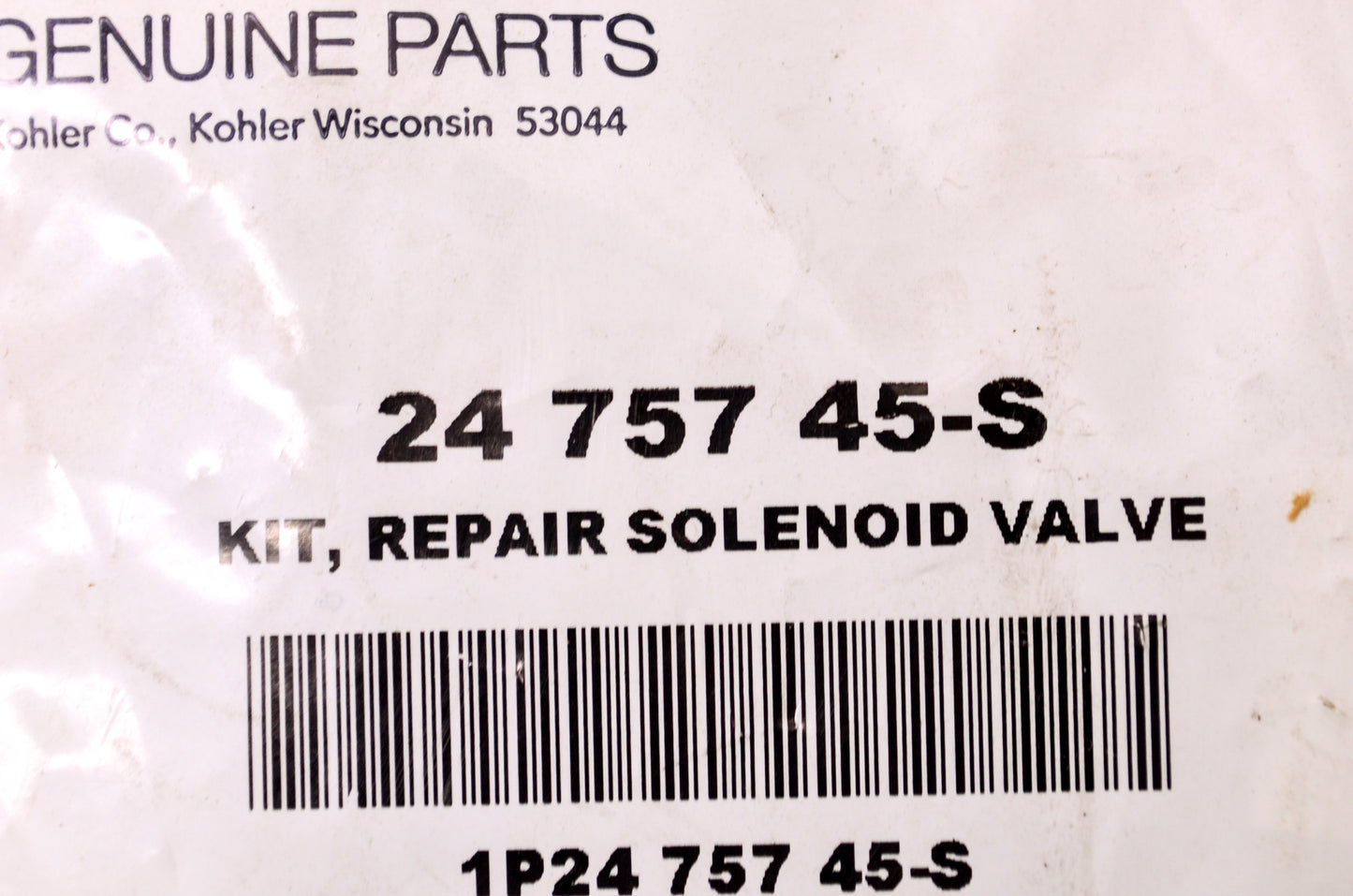 New Kohler Solenoid Valve Repair Kit NOS