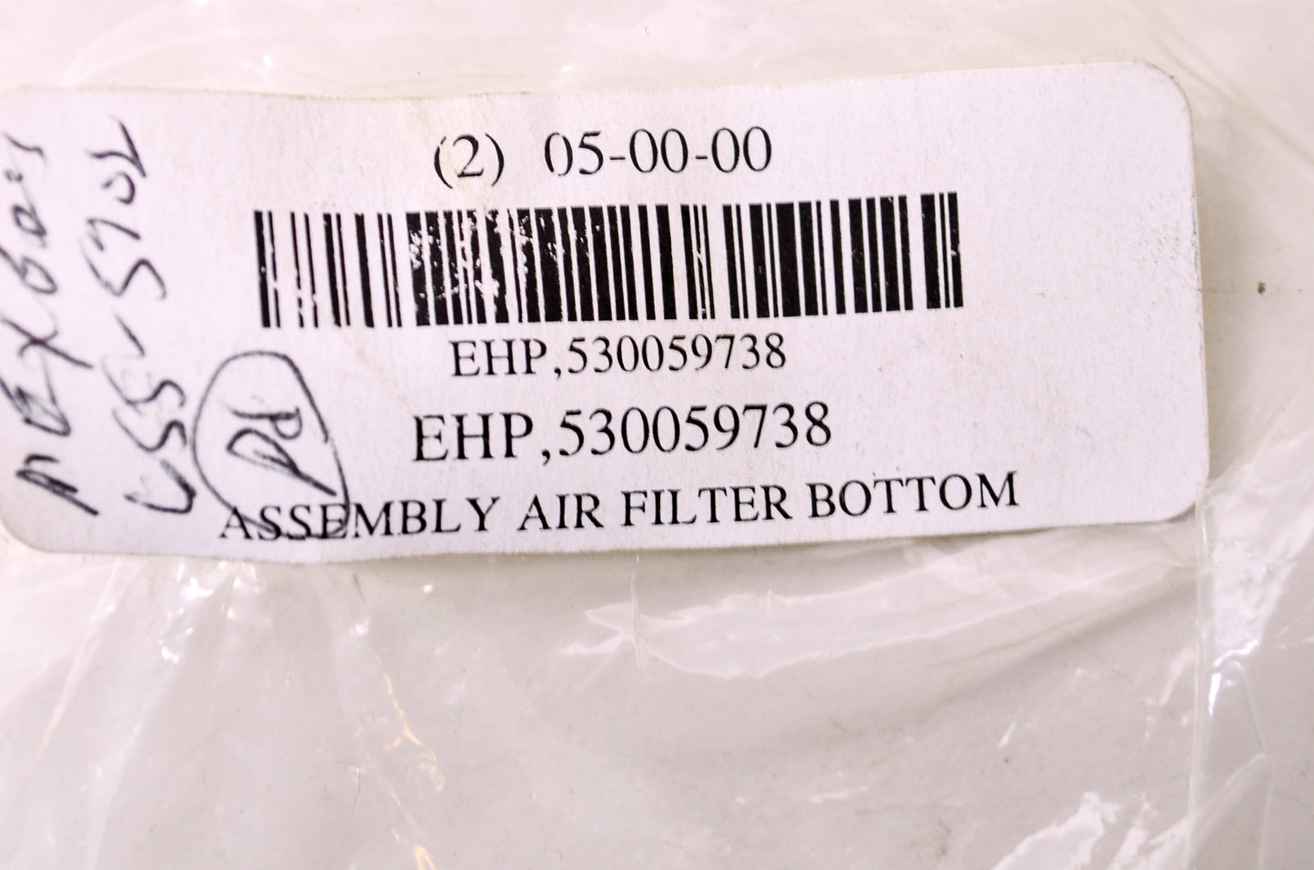 New AYP 530059738 Bottom Air Filter Assembly NOS