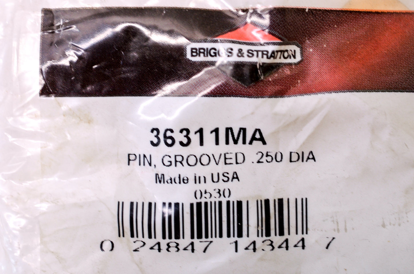 New Briggs & Stratton Grooved Pin NOS