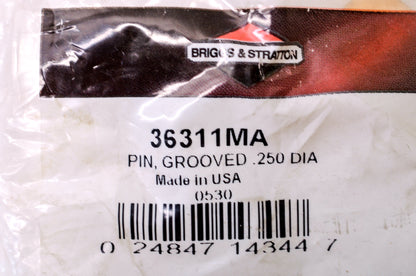 New Briggs & Stratton Grooved Pin NOS